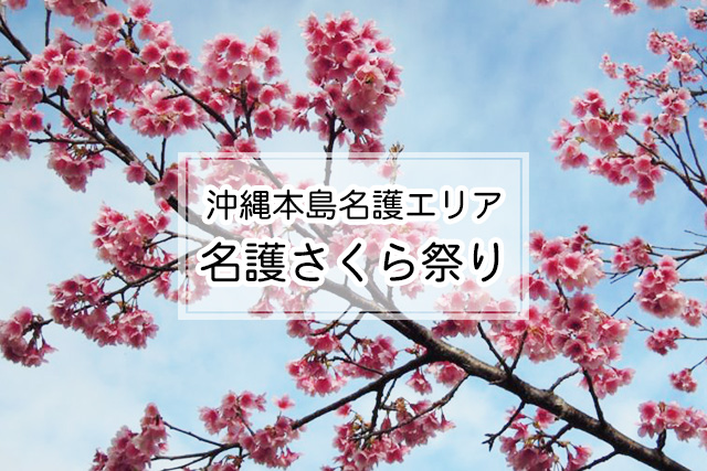 沖縄県名護エリアの名護さくら祭り