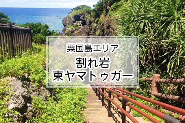 粟国島エリアの割れ岩/東ヤマトゥガー