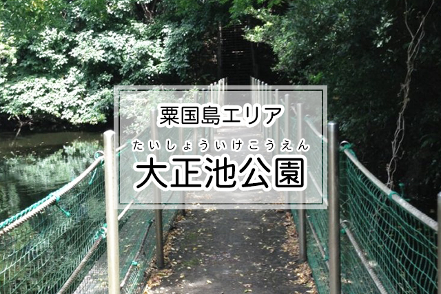 粟国島エリアの大正池公園