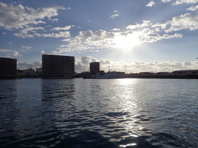 石垣島の西側にある浜崎マリーナ