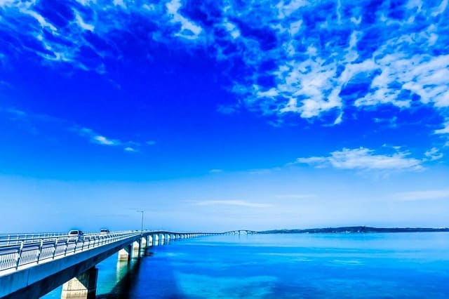 伊良部大橋の風景