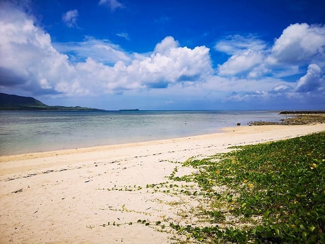 小浜島のビーチ