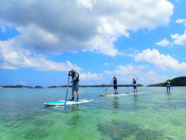 川平湾でのSUPクルージング