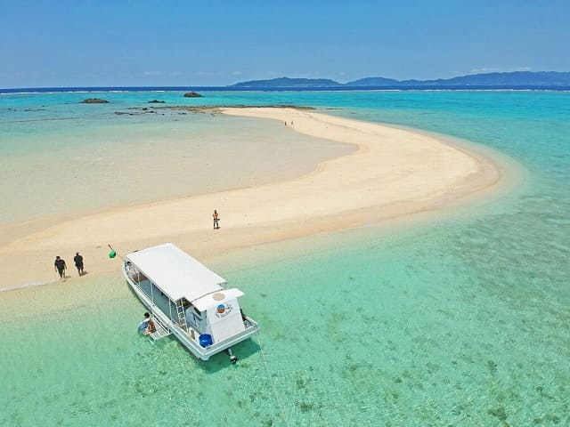 幻の島浜島の風景