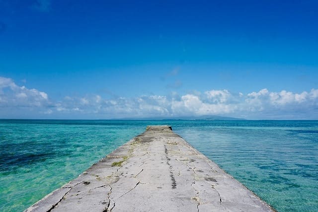 竹富島の桟橋