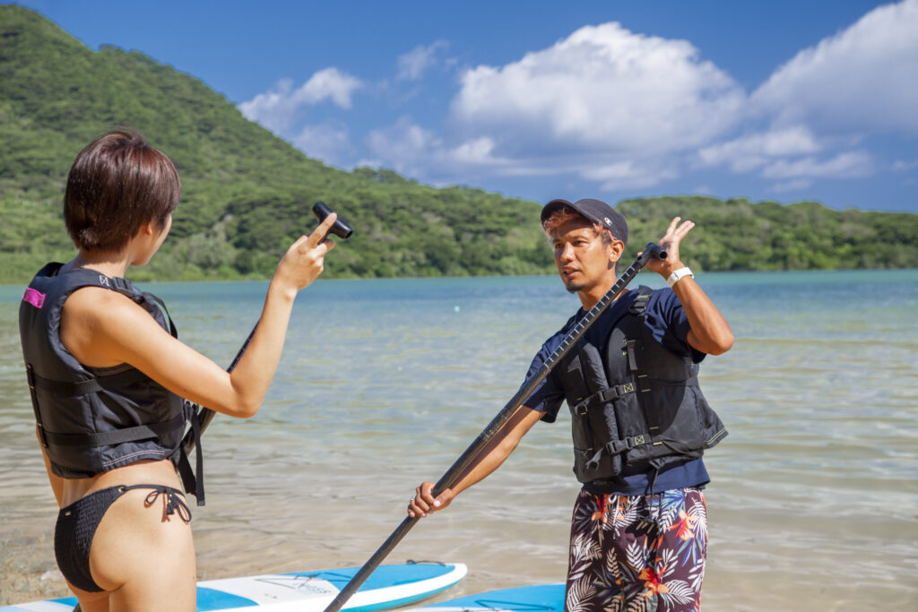 【石垣島】世界的な景勝地川平湾で行うSUP体験