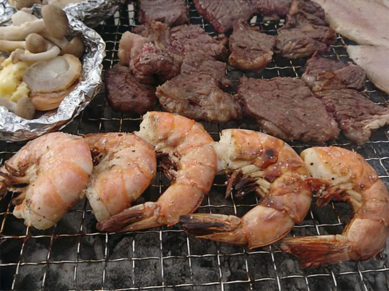 追加オプションでBBQ！おなかも満たせる至福のひととき